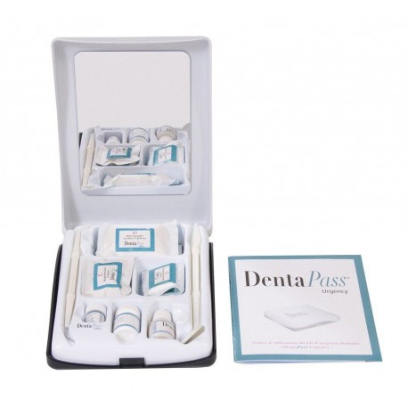 Ciment dentaire, recharge A + B kit d'urgence Dentapass®,colle